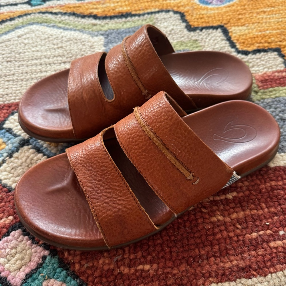 Olukai Leather Sandals